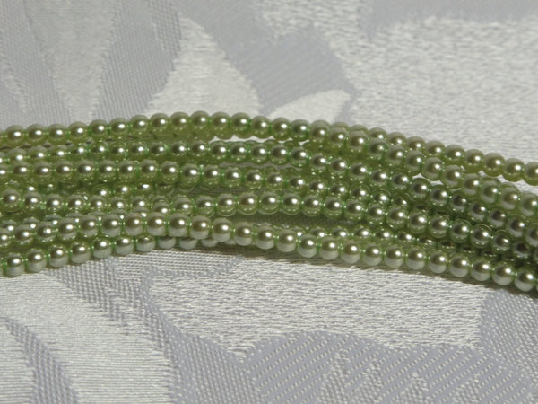 Perlen frühlingsgrün 3 mm