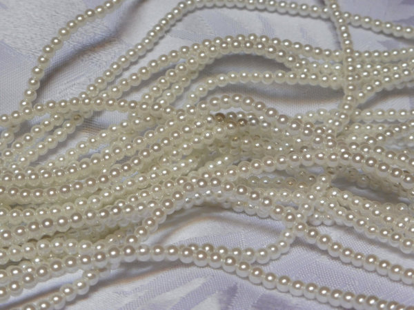 Perlen weiß 3 mm